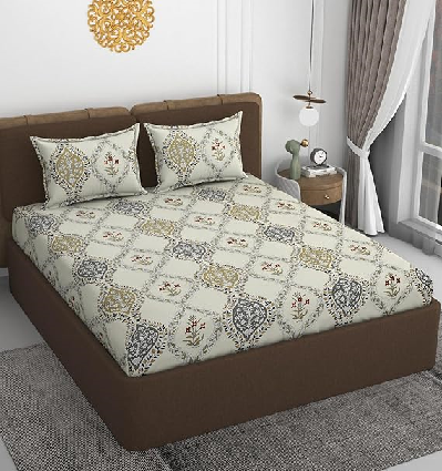 DOUBLE BED FITTED BEDSHEET