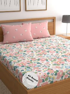 DOUBLE BED FITTED BEDSHEET
